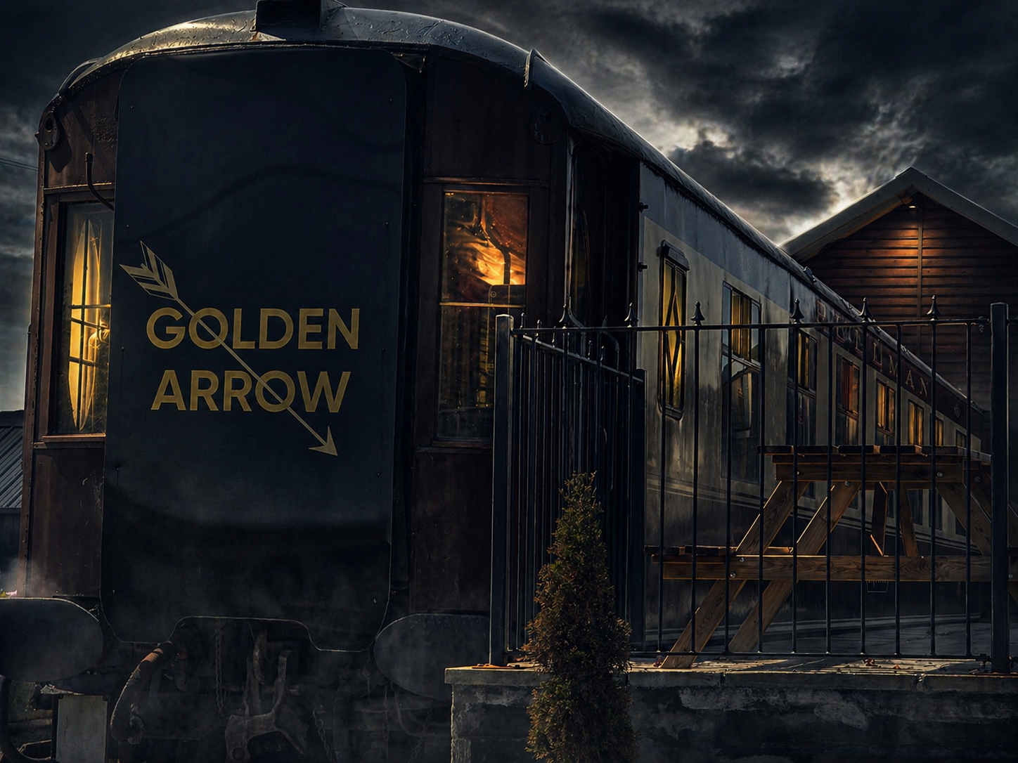 The Golden Arrow at Carriages, Hewish